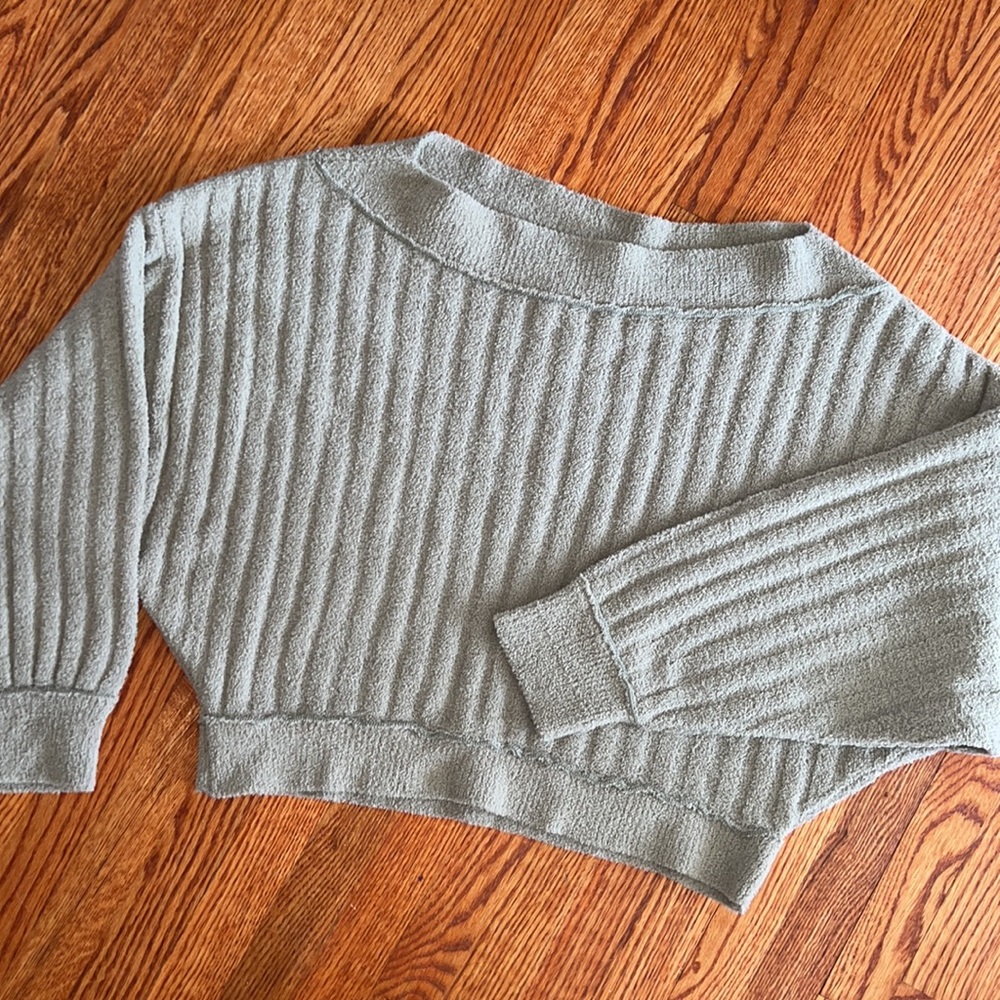 Free People Tunic Cropped Sweater